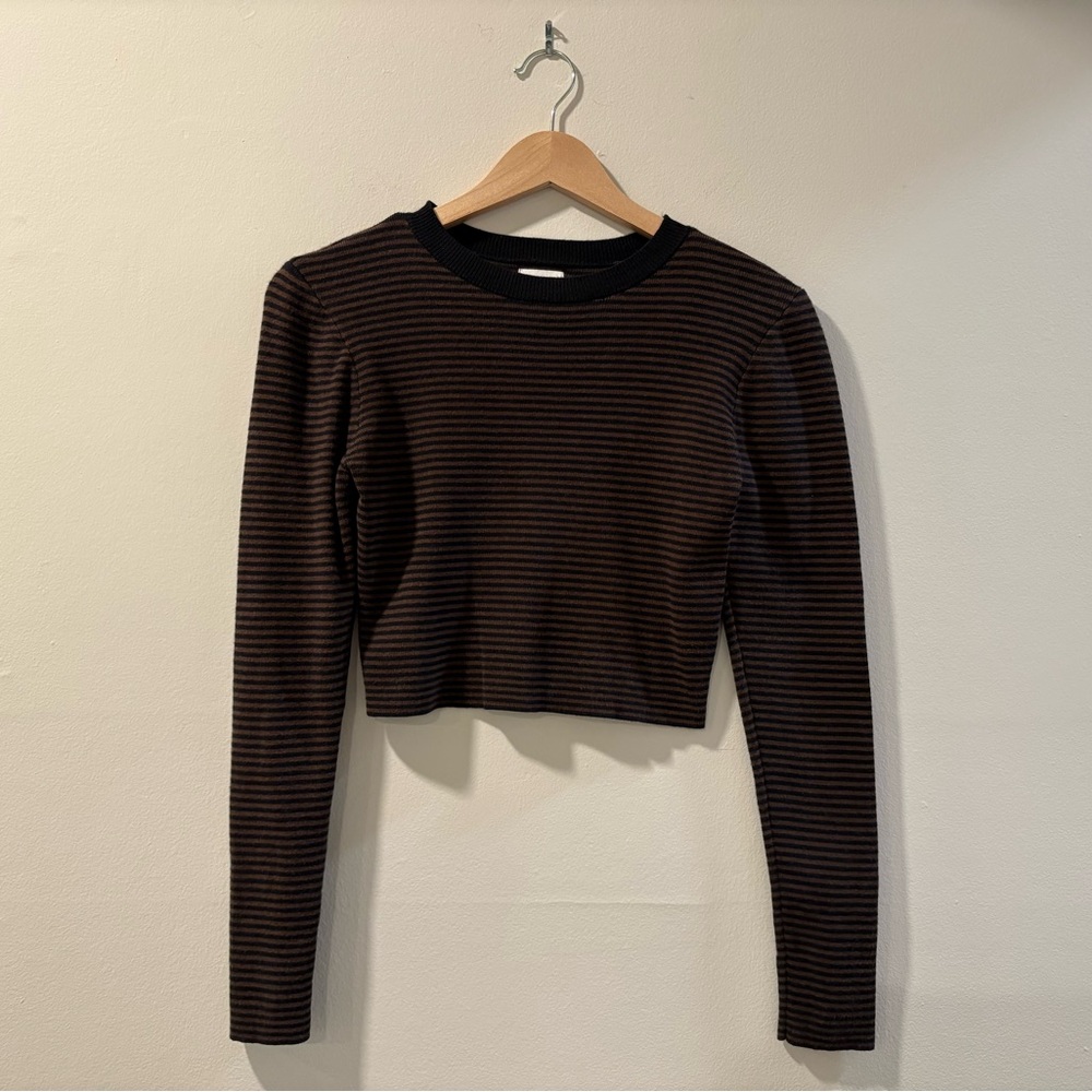 LA Hearts Striped Knit Top